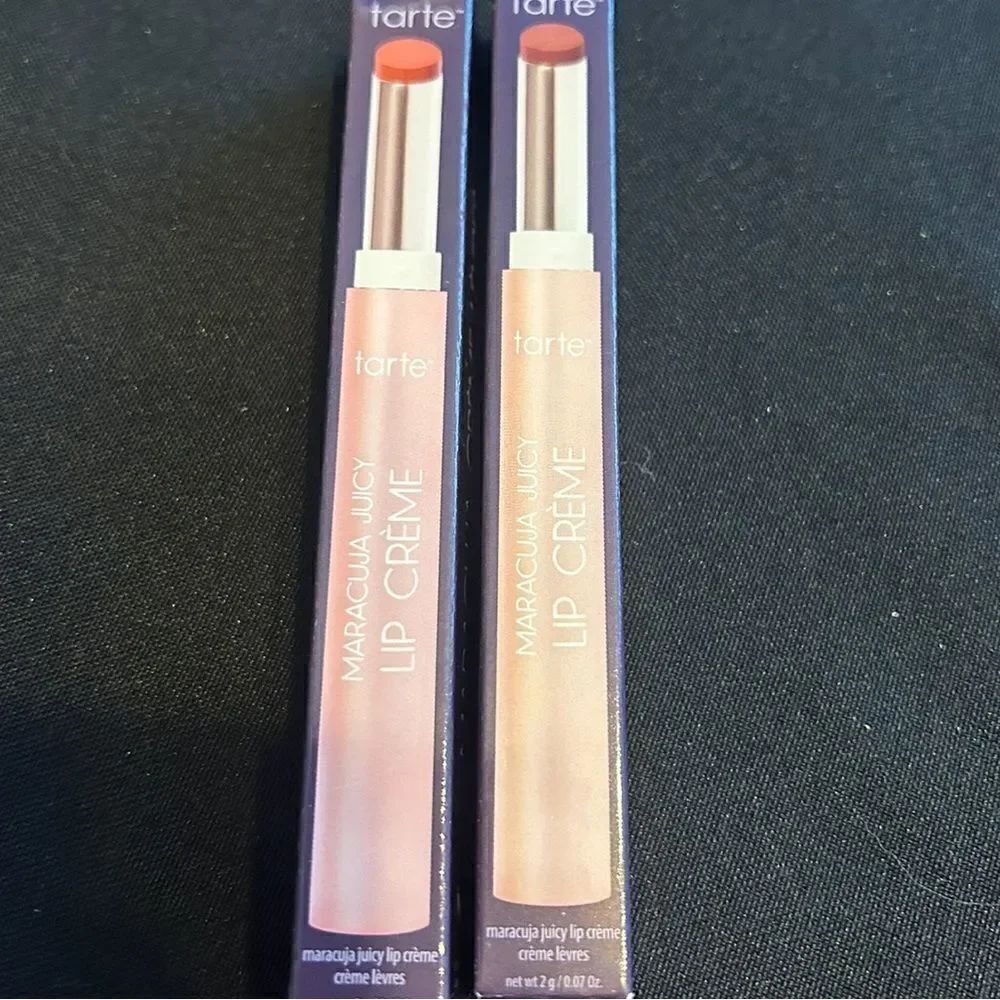 🌻 Tarte Maracuja Lip Creme Lipstick Full New Size Peachy Pink - Picture 2 of 9